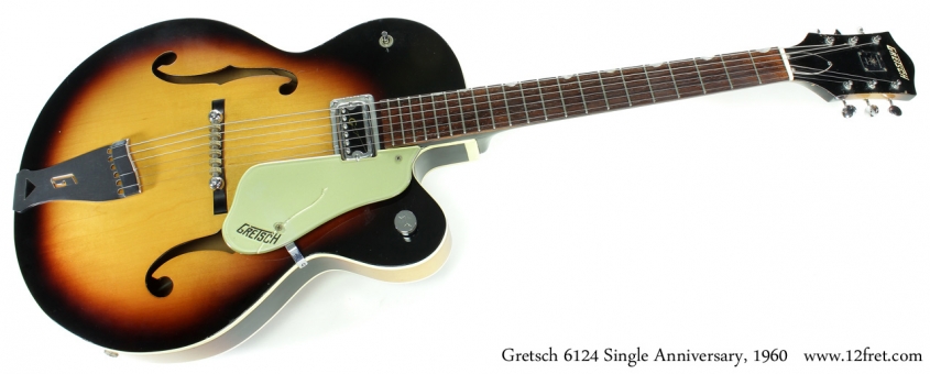 Gretsch 6124 Single Anniversary 1960 full front view