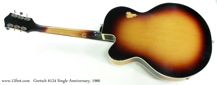 Gretsch 6124 Single Anniversary 1960 full rear view