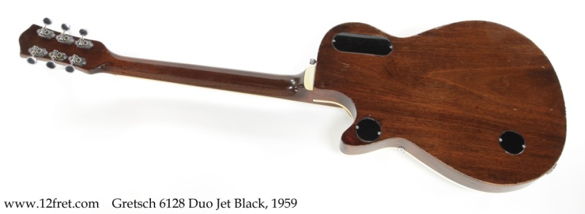 Gretsch 6128 Duo Jet Black, 1959 Full Rear View