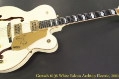 Gretsch 6136 White Falcon Archtop Electric, 2001 Full Front View