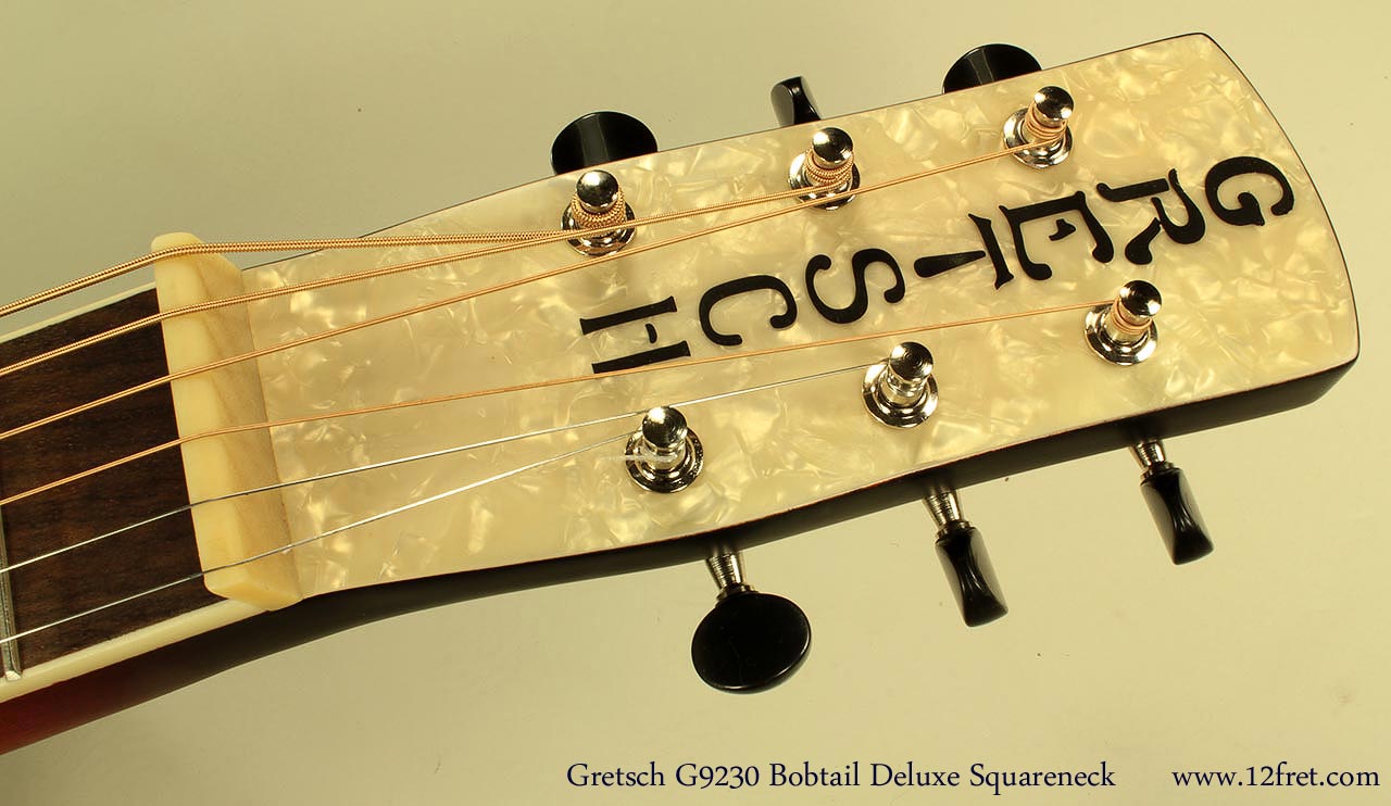 Gretsch G9230 ‘Bobtail Deluxe’ Resonator Head Front View