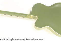 Gretsch 6125 Single Anniversary Smoke Green, 1959 Full Rear View