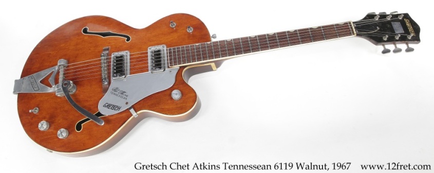 Gretsch Chet Atkins Tennessean 6119 Walnut, 1967 Full Front View