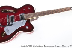 Gretsch 7655 Chet Atkins Tennessean Shaded Cherry, 1974 Full Front View