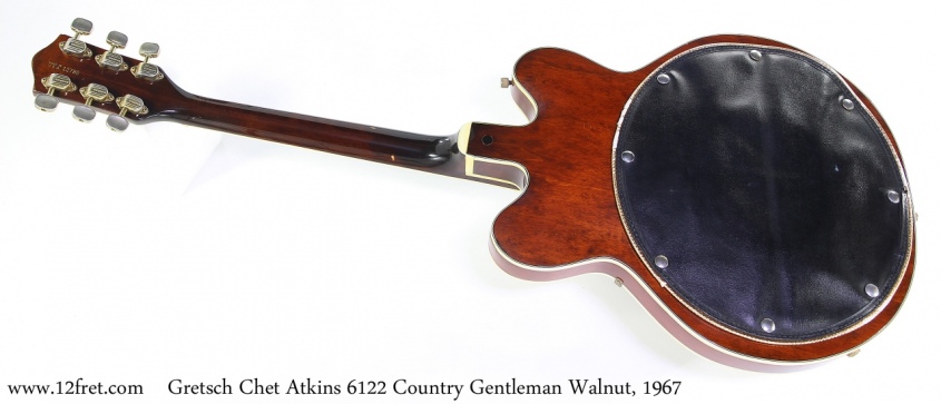 Gretsch Chet Atkins 6122 Country Gentleman Walnut, 1967 Full Rear View