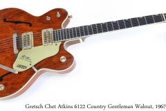 Gretsch Chet Atkins 6122 Country Gentleman Walnut, 1967 Full Front View