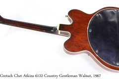 Gretsch Chet Atkins 6122 Country Gentleman Walnut, 1967 Full Rear View