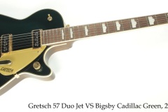 Gretsch 57 Duo Jet VS Bigsby Cadillac Green, 2000 Full Front View