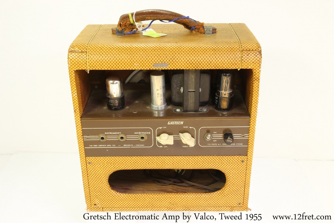 Gretsch Electromatic Amp by Valco, Tweed 1955 Full Rear View