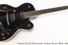 Gretsch G5125 Electromatic Archtop Electric Black, 2005 Full Front View