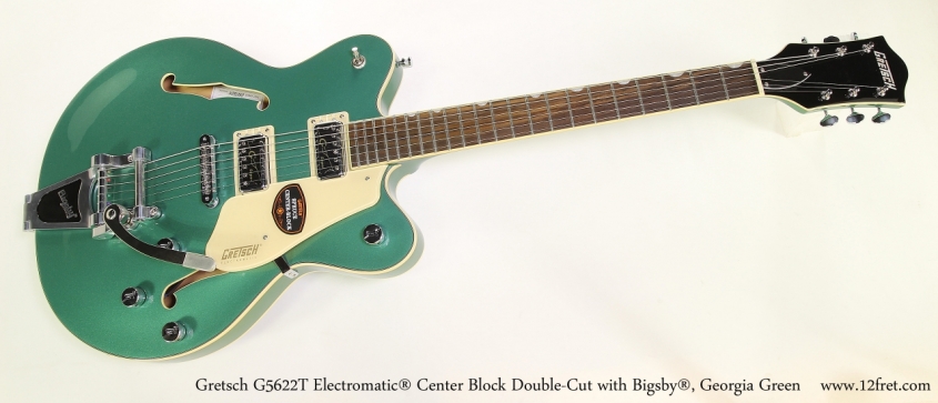 Gretsch G5622T Electromatic® Center Block Double-Cut with Bigsby®, Georgia Green  Full Front VIew