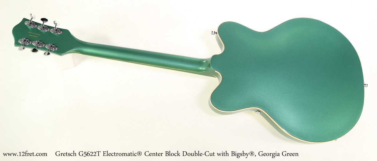 Gretsch G5622T Electromatic® Center Block Double-Cut with Bigsby®, Georgia Green  Full Rear View