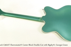 Gretsch G5622T Electromatic® Center Block Double-Cut with Bigsby®, Georgia Green  Full Rear View