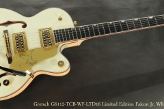 Gretsch G6112-TCB-WF-LTD16 Limited Edition Falcon Jr. Vintage White, 2016  Full Front View
