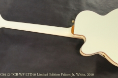 Gretsch G6112-TCB-WF-LTD16 Limited Edition Falcon Jr. Vintage White, 2016  Full Rear View