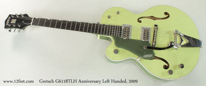Gretsch G6118TLH Anniversary Left Handed, 2009 Full Front View