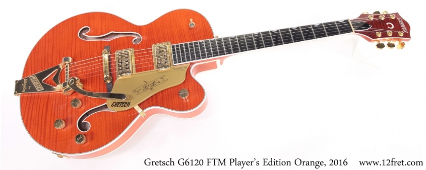 Gretsch G6120 FTM Player's Edition Orange, 2016 Full Front View