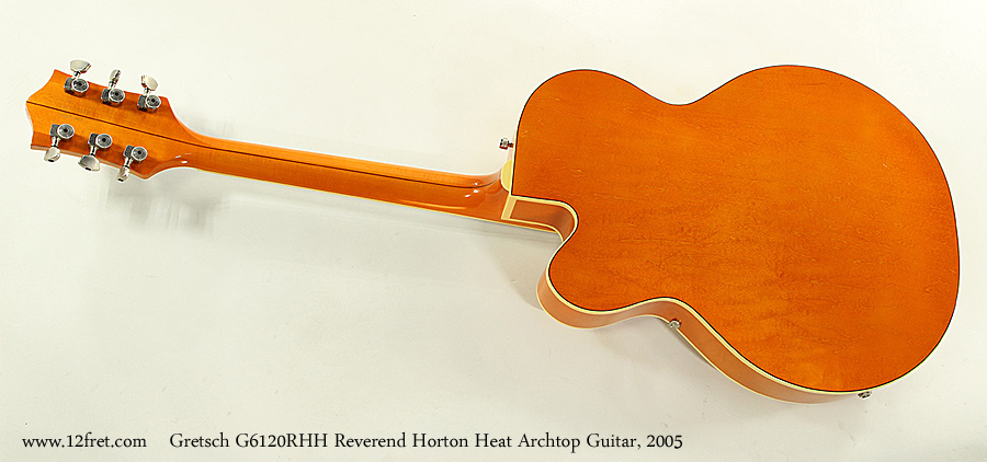 Gretsch G6120RHH Reverend Horton Heat Archtop Guitar, 2005 Full Rear View