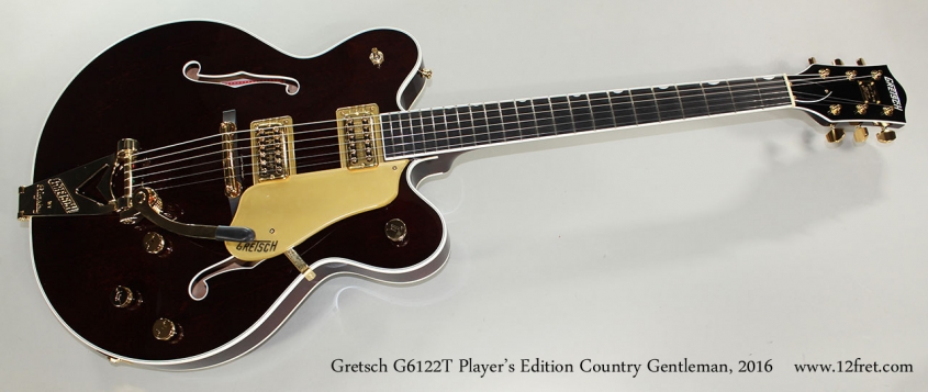 Gretsch G6122T Player's Edition Country Gentleman, 2016 Full Front View