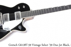 Gretsch G6128T-59 Vintage Select ’59 Duo Jet Black, 2021 Full Front View