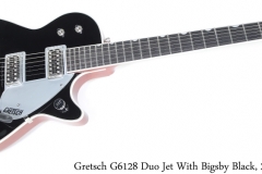 Gretsch G6128 Duo Jet With Bigsby Black, 2016 Full Front View