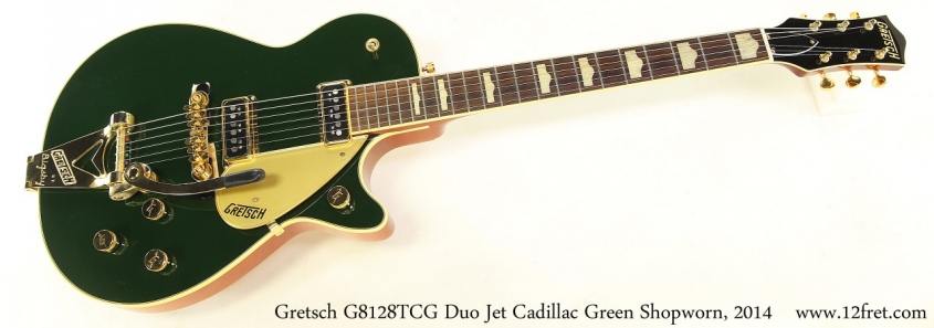 Gretsch G8128TCG Duo Jet Cadillac Green 2014 Full Front View