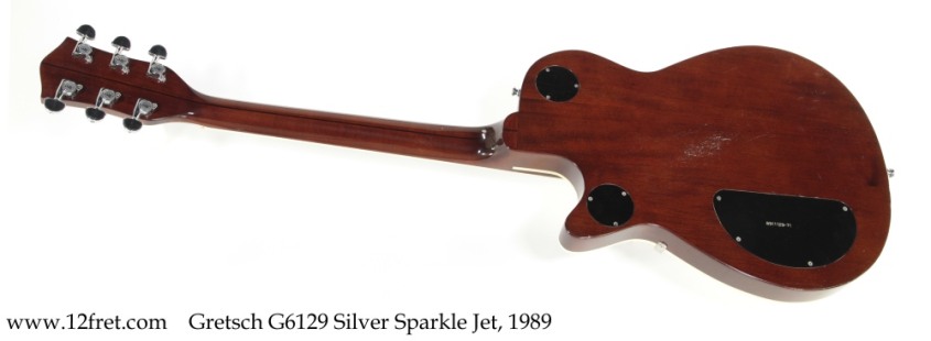 Gretsch G6129 Silver Sparkle Jet, 1989 Full Rear View