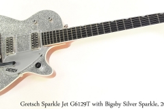 Gretsch Sparkle Jet G6129T with Bigsby Silver Sparkle, 2007 Full Front View