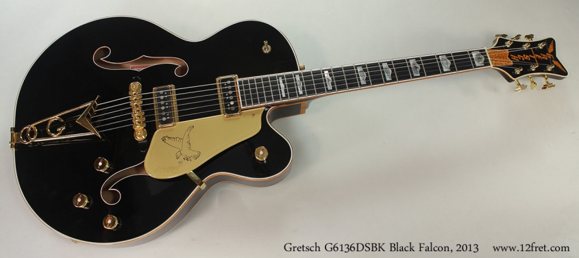 Gretsch G6136DSBK Black Falcon, 2013 Full Front View