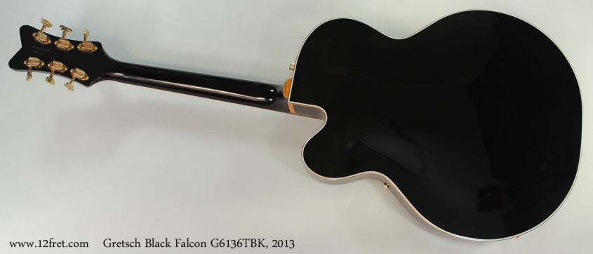 Gretsch Black Falcon G6136TBK, 2013 Full Rear View