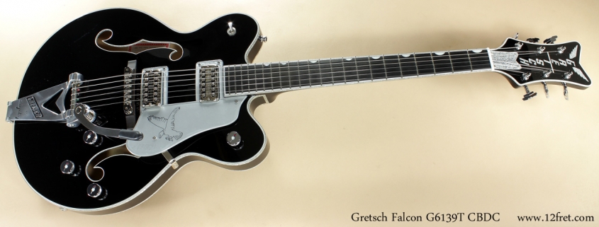 Gretsch Falcon G3139T CBDC Black full front view