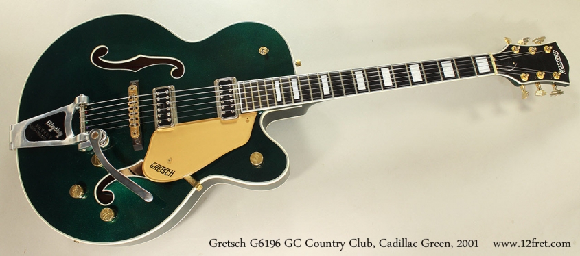 Gretsch G6196 GC Country Club, Cadillac Green, 2001 Full Front View