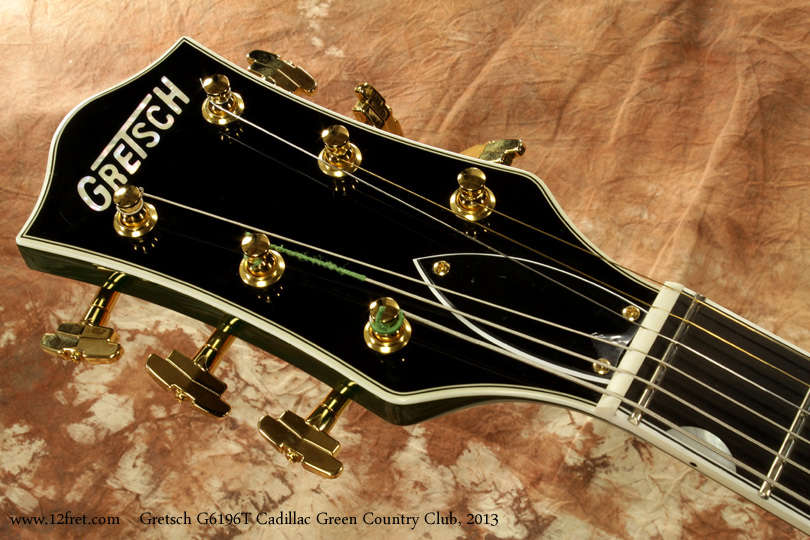 Gretsch G6196T Country Club Cadillac Green 2013 head front