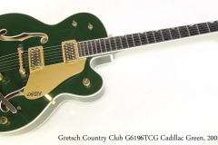 Gretsch Country Club G6196TCG Cadillac Green, 2005  Full Front View