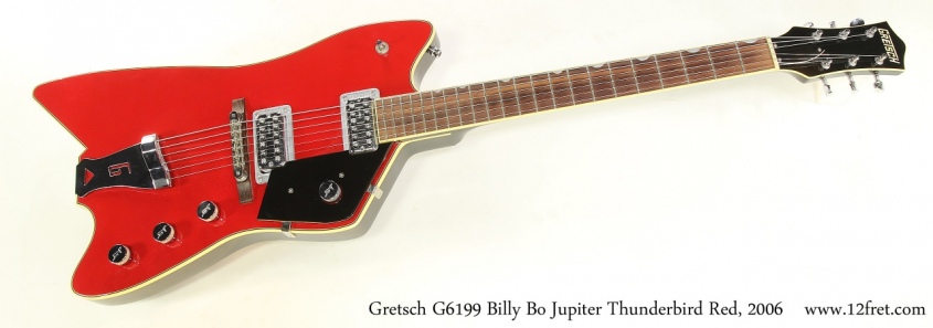 Gretsch G6199 Billy Bo Jupiter Thunderbird Red, 2006 Full Front View