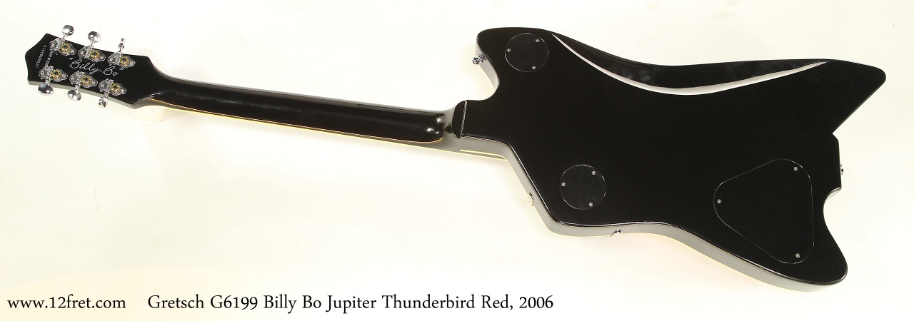 Gretsch G6199 Billy Bo Jupiter Thunderbird Red, 2006 Full rear View