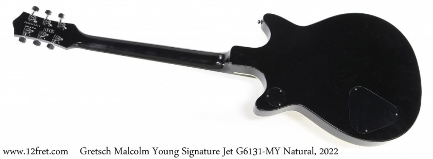 Gretsch Malcolm Young Signature Jet G6131-MY Natural, 2022 Full Rear View