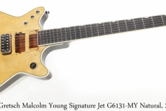 Gretsch Malcolm Young Signature Jet G6131-MY Natural, 2022 Full Front View