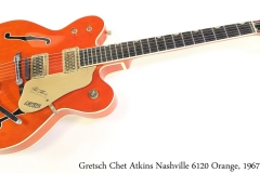 Gretsch Chet Atkins Nashville 6120 Orange, 1967 Full Front View