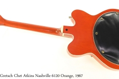 Gretsch Chet Atkins Nashville 6120 Orange, 1967 Full Rear View