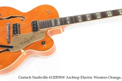 Gretsch Nashville 6120DSW Archtop Electric Western Orange, 2003 Full Front View