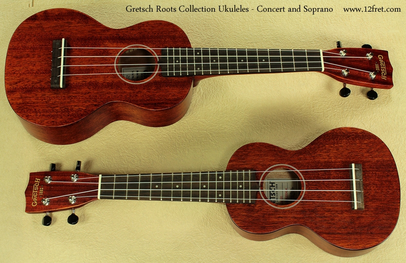 Gretsch Roots Collection Ukuleles full front