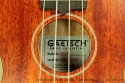 Gretsch Roots Collection Ukuleles label