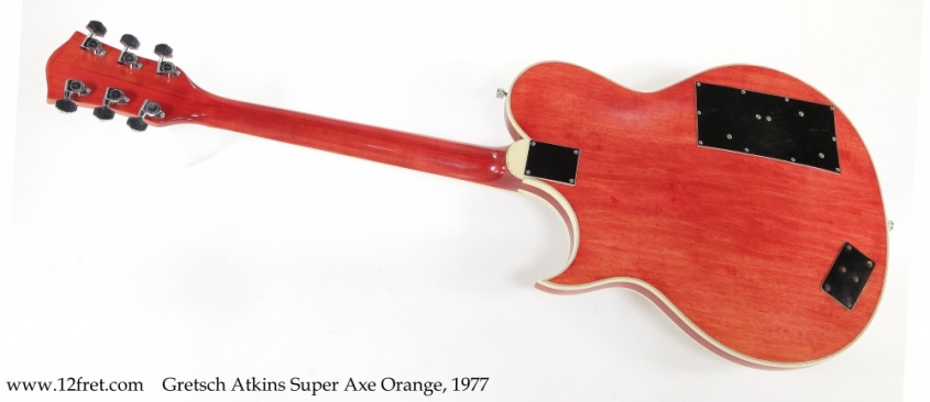 Gretsch Atkins Super Axe Orange, 1977 Full Rear View