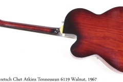 Gretsch Tennessean 6119 Walnut, 1967 Full Rear View