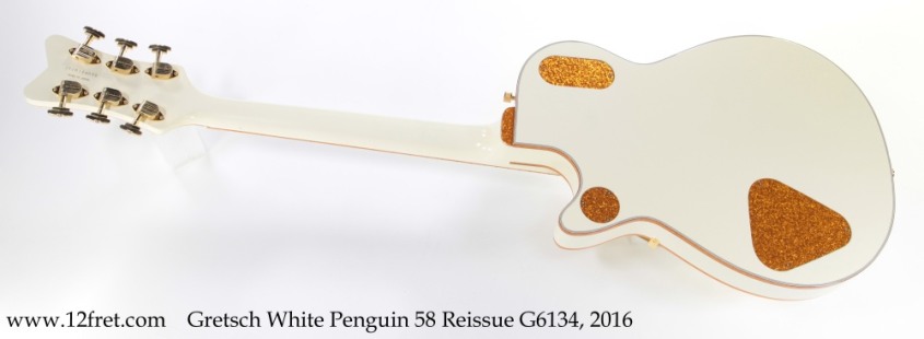 Gretsch White Penguin 58 Reissue G6134, 2016 Full Rear View