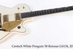 Gretsch White Penguin 58 Reissue G6134, 2016 Full Front View