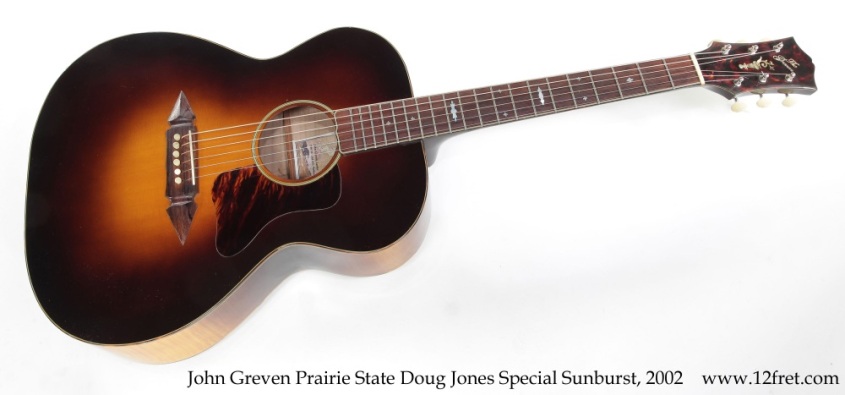 John Greven Prairie State Doug Jones Special Sunburst, 2002 Full Front View