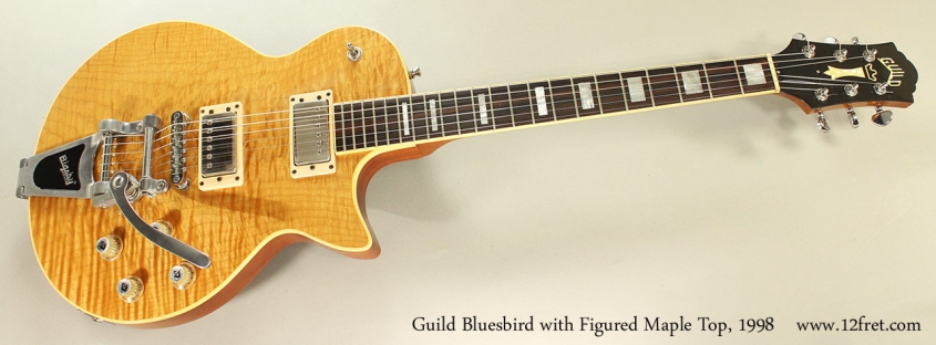 Guild Bluesbird with Figured Maple Top, 1998 Full Front VIew