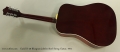 Guild D-40 Bluegrass Jubilee Steel String Guitar, 1971 Full Rear VIew